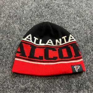 Atlanta Falcons Beanie Youth NFL Red Black Knit Hat Team Apparel
